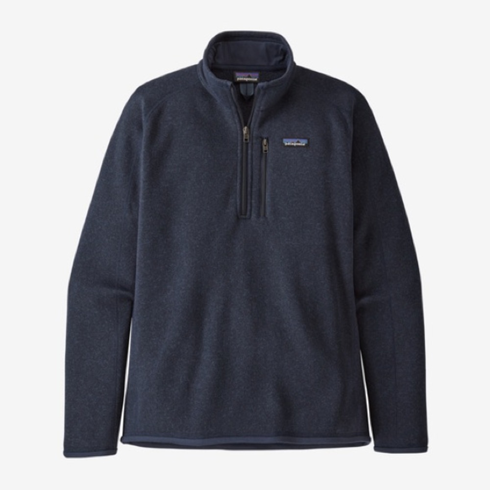 Patagonia Men's Better Sweater 1/4-Zip Fleece Navy - TREK BRANDED